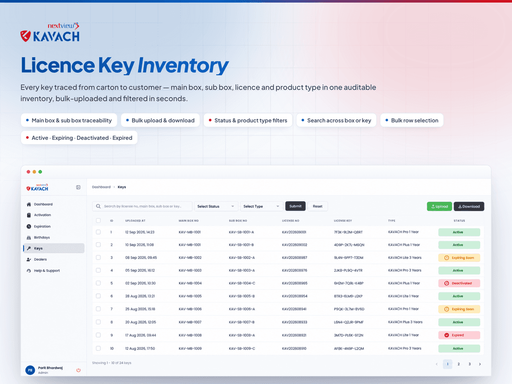 License Keys